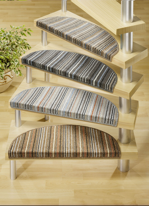 Läufer & Stufenmatten - Stufenmatten, in Größe 151 (Stufenmatten, 2er-Pack) bis 325 (Stufenmatten, 15er-Pack), in Farbe BRAUN