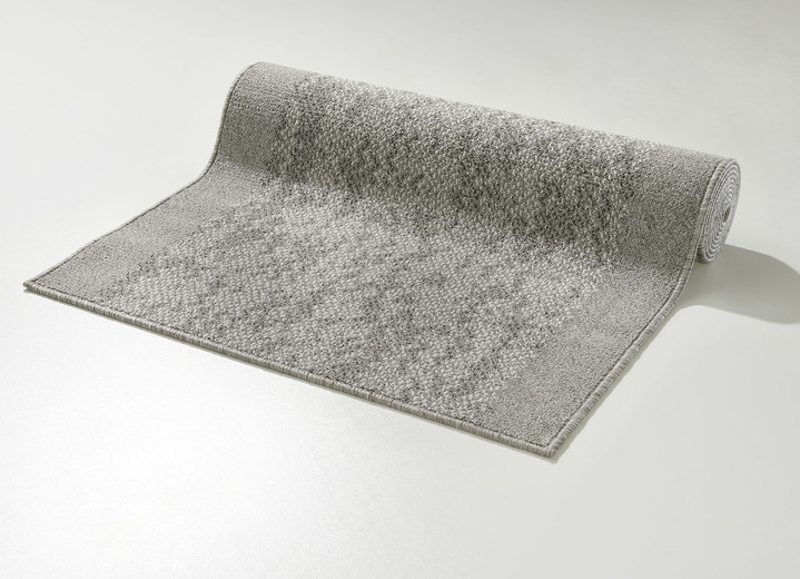Läufer & Stufenmatten - Strapazierfähige und hübsche Läufer, in Größe 102 (Läufer, 67 cm breit) bis 106 (Läufer, 100 cm breit), in Farbe GRAU Ansicht 1