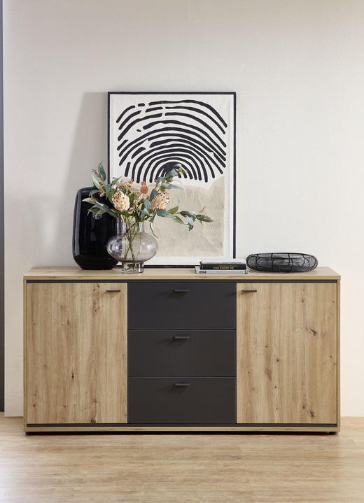 Sideboards - Modernes Sideboard, in Farbe ARTISAN EICHE-GRAFIT Ansicht 1