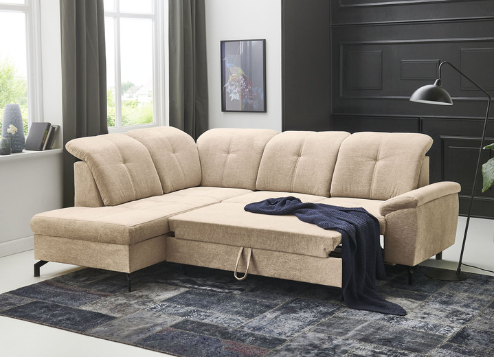 Polsterecken - Moderne Polsterecke mit Bettfunktion und Bettkasten, in Farbe ANTHRAZIT Ansicht 9