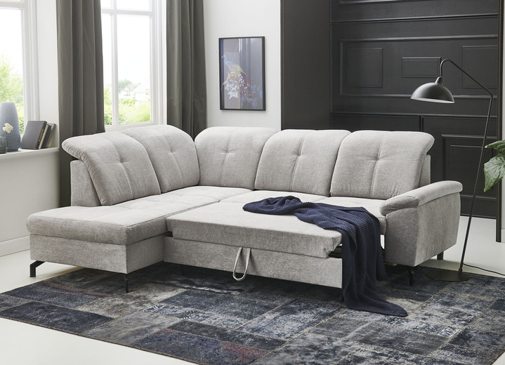 Polsterecken - Moderne Polsterecke mit Bettfunktion und Bettkasten, in Farbe ANTHRAZIT Ansicht 6