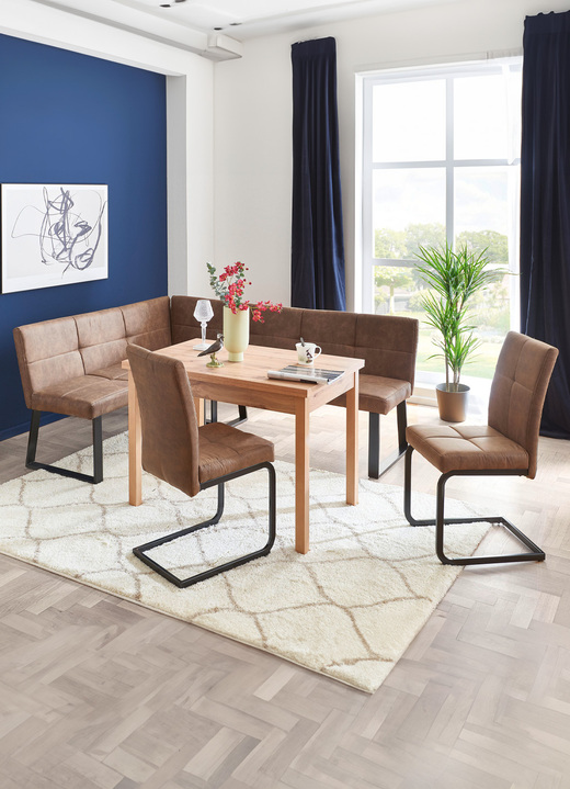 Stühle & Sitzbänke - Hochwertige Esszimmermöbel, in Farbe CREME, in Ausführung Schwingstühle, 2er-Set Ansicht 1