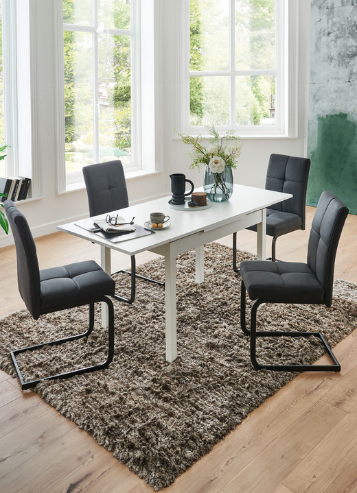 Stühle & Sitzbänke - Hochwertige Esszimmermöbel, in Farbe BRAUN, in Ausführung Eckbankgruppe, 4-teilig, 190x150 cm Ansicht 2