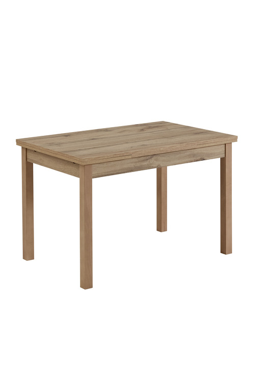 Esstische - Esstisch mit Ansteckplatten, in Farbe EICHE Ansicht 1