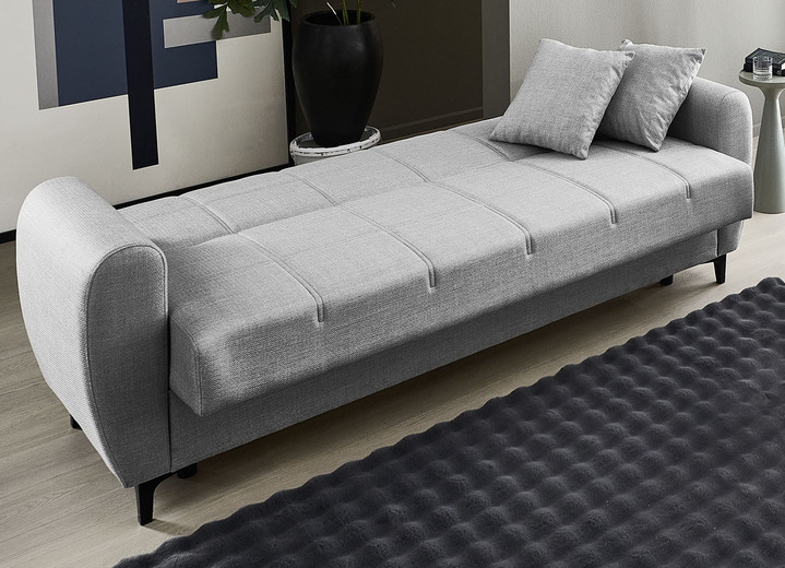 Polstergruppen - Frei im Raum aufstellbare Polstermöbel mit Bettfunktion, in Farbe BEIGE, in Ausführung Zweisitzer Ansicht 25