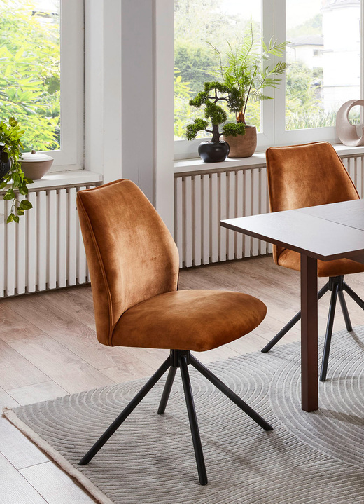 Stühle & Sitzbänke - Moderne Stühle, 2er-Set, in Farbe OCKER Ansicht 1