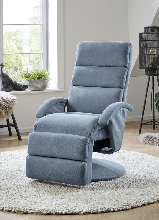 TV-Sessel / Relax-Sessel - Bequemer Relaxsessel, in Farbe BLAU Ansicht 1