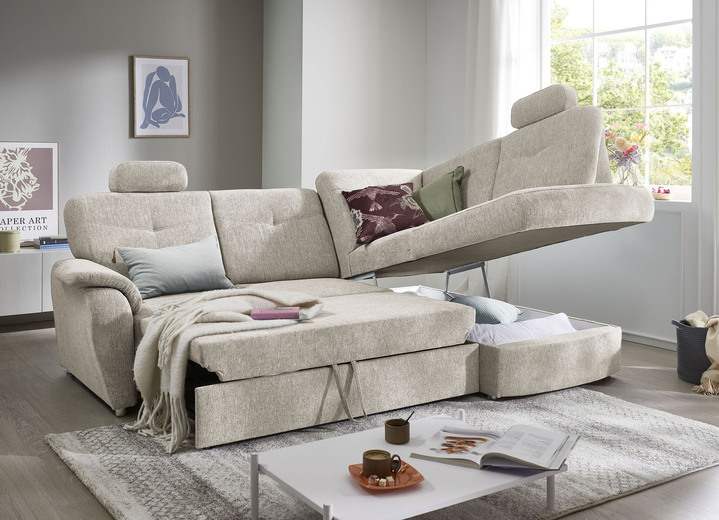 Polsterecken - Polsterecke mit Funktion, in Farbe BEIGE Ansicht 1