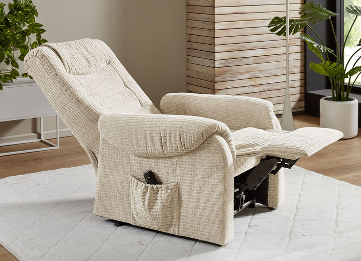 TV-Sessel / Relax-Sessel - TV-Sessel auf Rollen, in Farbe GRAU, in Ausführung TV-Sessel, manuell verstellbar Ansicht 8