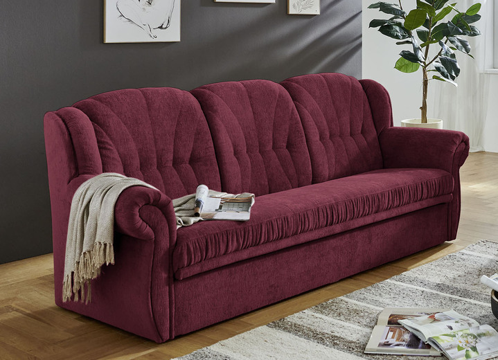 Polstergruppen - Klassische Polstermöbel mit hochwertigem Bezug, in Farbe GRAU-BRAUN, in Ausführung Sessel Ansicht 6