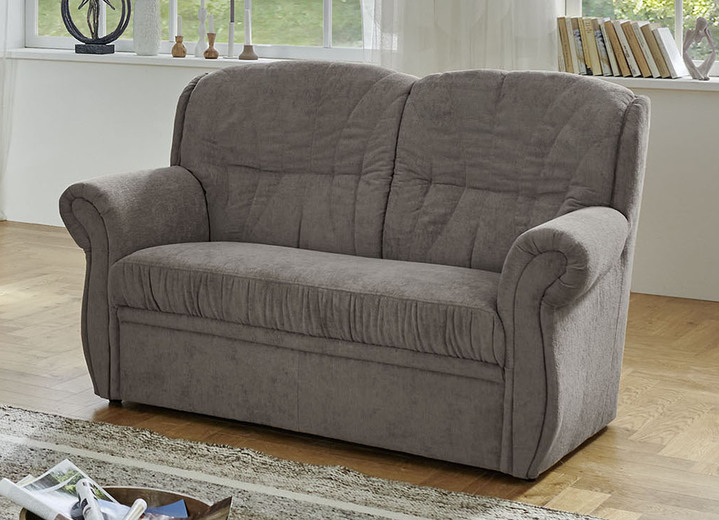 Polstergruppen - Klassische Polstermöbel mit hochwertigem Bezug, in Farbe GRAU-BRAUN, in Ausführung Sessel Ansicht 21