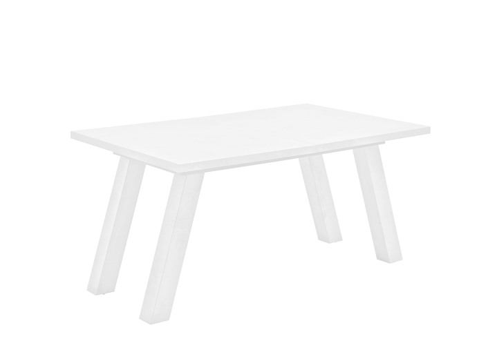 Esstische - Esstisch mit Auszug, in Farbe WEISS-WEISS Ansicht 1