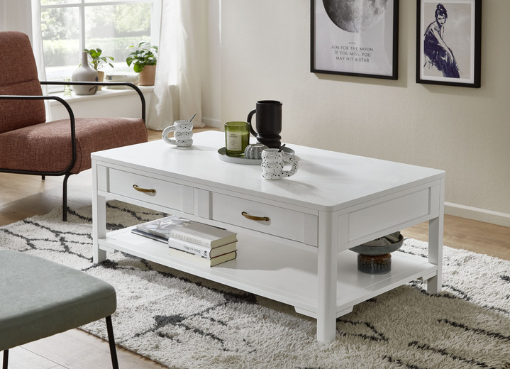 Couchtische - Edler Couchtisch im used-Look, in Farbe WEISS Ansicht 1
