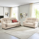 Polstergruppen - Komfortable Polstermöbel, in Farbe BEIGE, in Ausführung Polstergruppe, 2-teilig