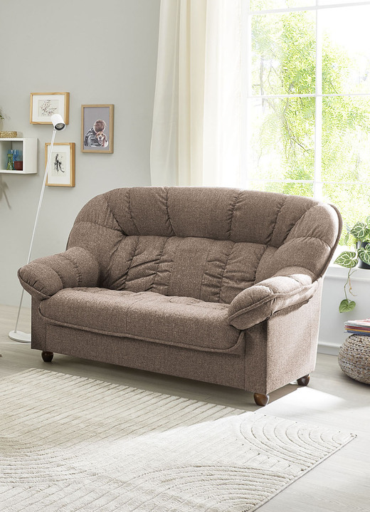 Polstergruppen - Komfortable Polstermöbel, in Farbe BEIGE, in Ausführung Polstergruppe, 2-teilig Ansicht 14