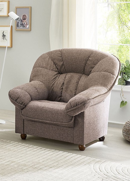 Polstergruppen - Komfortable Polstermöbel, in Farbe BEIGE, in Ausführung Polstergruppe, 2-teilig Ansicht 18