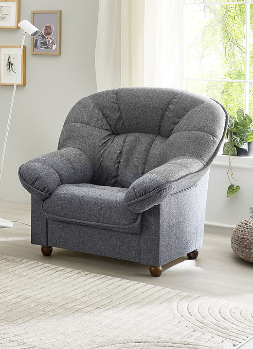 Polstergruppen - Komfortable Polstermöbel, in Farbe BEIGE, in Ausführung Polstergruppe, 2-teilig Ansicht 16