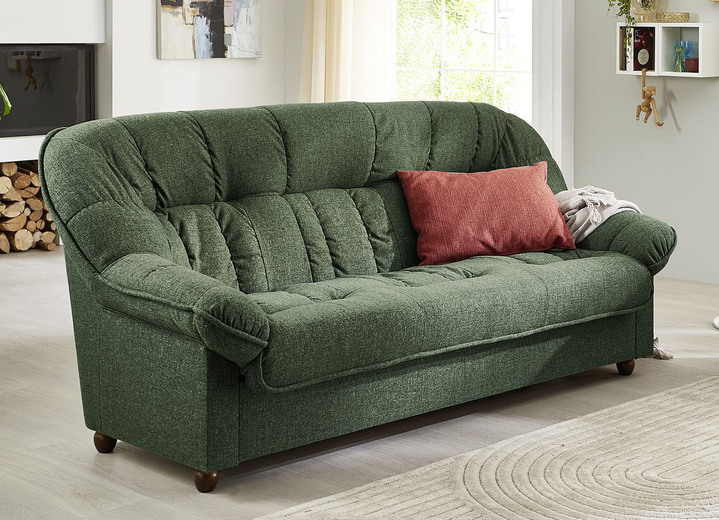 Polstergruppen - Komfortable Polstermöbel, in Farbe BEIGE, in Ausführung Polstergruppe, 2-teilig Ansicht 3