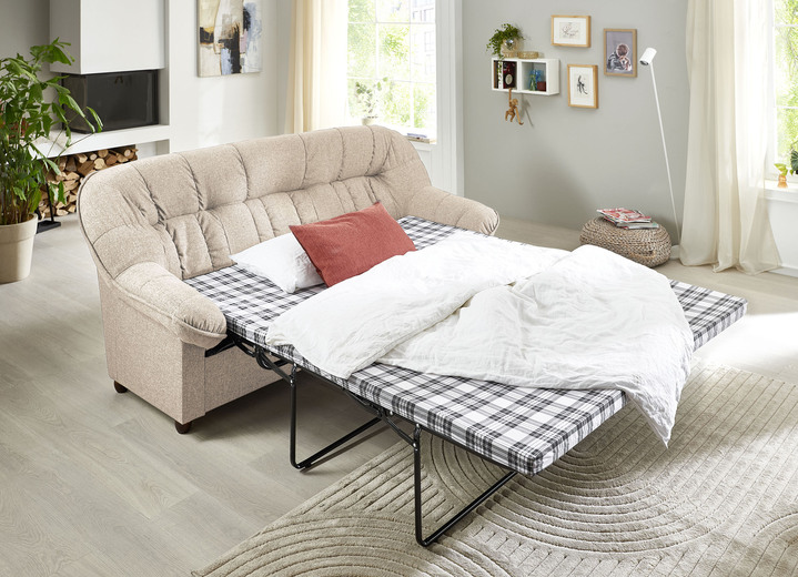 Polstergruppen - Komfortable Polstermöbel, in Farbe BEIGE, in Ausführung Polstergruppe, 2-teilig Ansicht 6