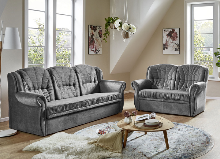 Polstergruppen - Klassische Polstermöbel, in Farbe DUNKELGRÜN, in Ausführung Sessel Ansicht 4