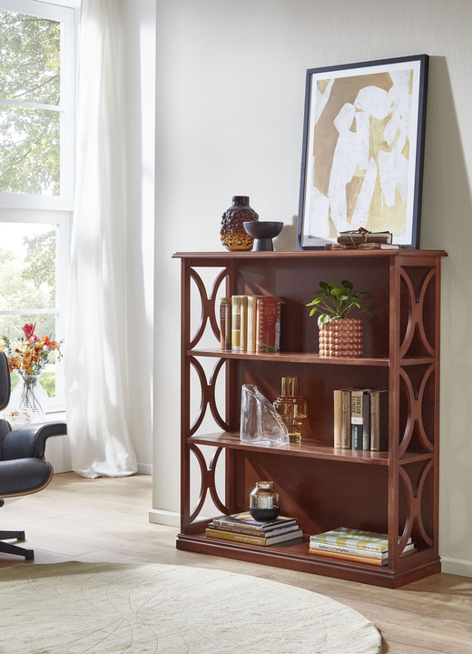 Regale - Regale mit italienischem Charme, in Farbe NUSSBAUM, in Ausführung Regal, klein Ansicht 1