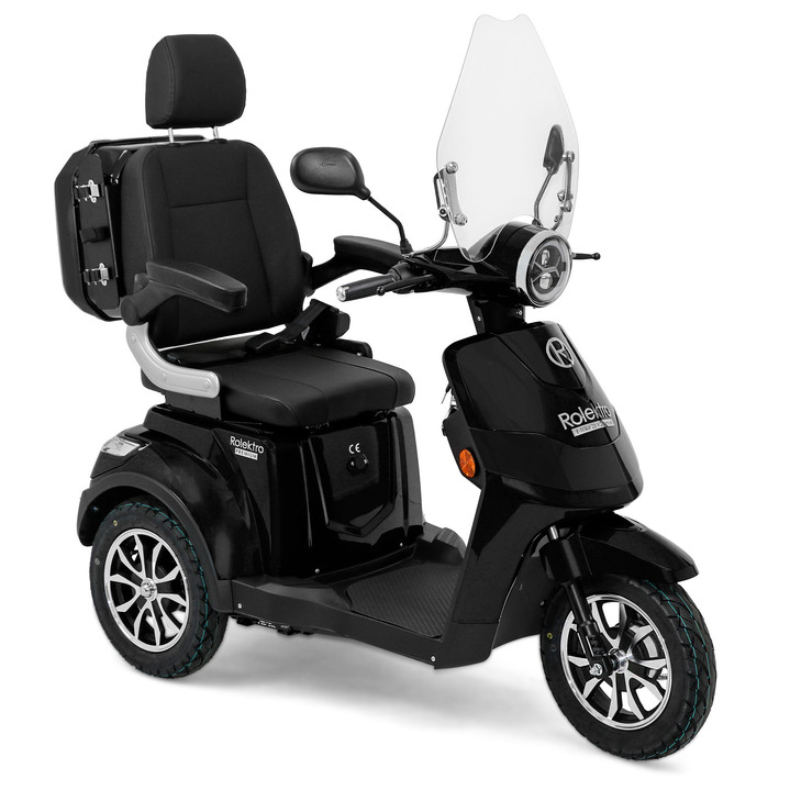 Elektromobilität - Rolektro Akku-Trike, in Farbe SCHWARZ Ansicht 1