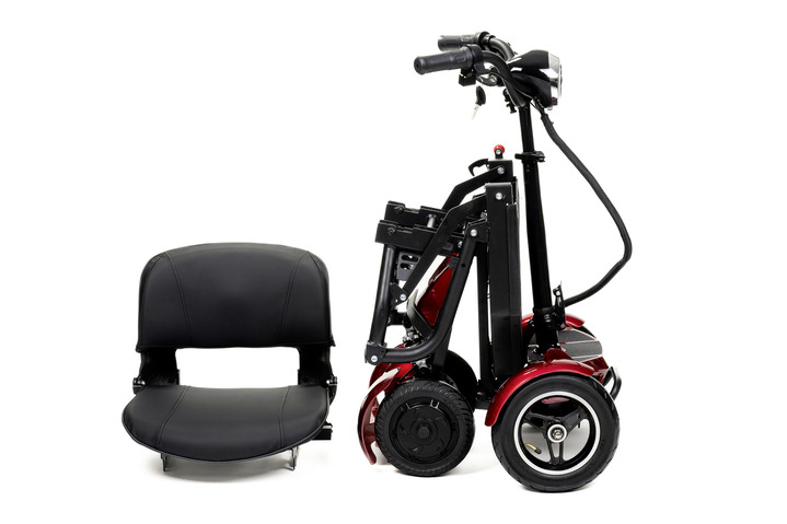 Elektromobilität - 4-Rad-Roller von Antar, in Farbe BLAU Ansicht 5