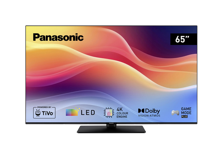 Fernseher - „Panasonic“ 4K-Ultra-HD-LED-Smart-TV mit TiVo Betriebssystem, in Farbe SCHWARZ Ansicht 3