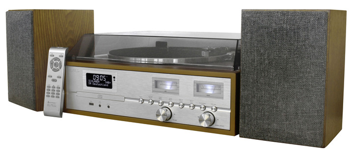 Soundmaster - Nostalgie-Stereoanlage mit DAB+, in Farbe BRAUN Ansicht 1