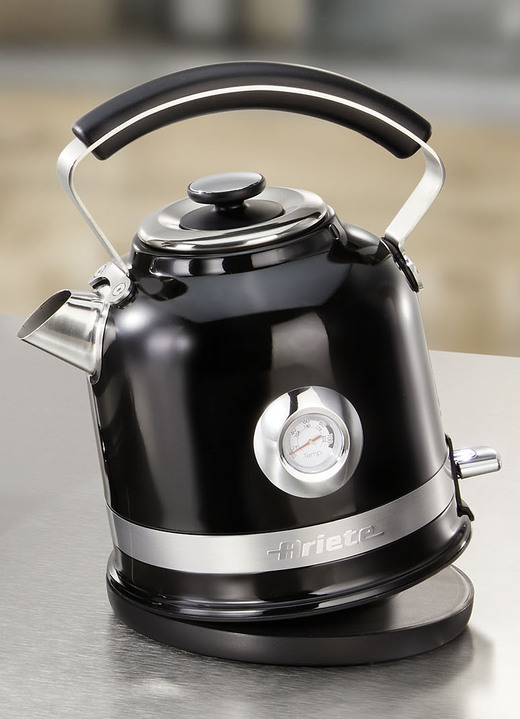 Küchengeräte-Serien - Ariete Frühstücksserie moderna im Retro-Design, in Farbe SCHWARZ, in Ausführung Wasserkocher Ansicht 1