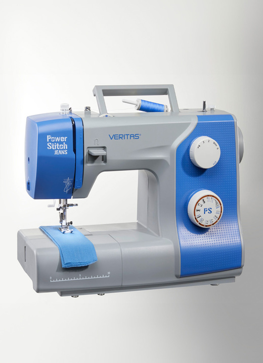 Nähmaschinen -  Freiarm-Nähmaschine, in Farbe BLAU-GRAU