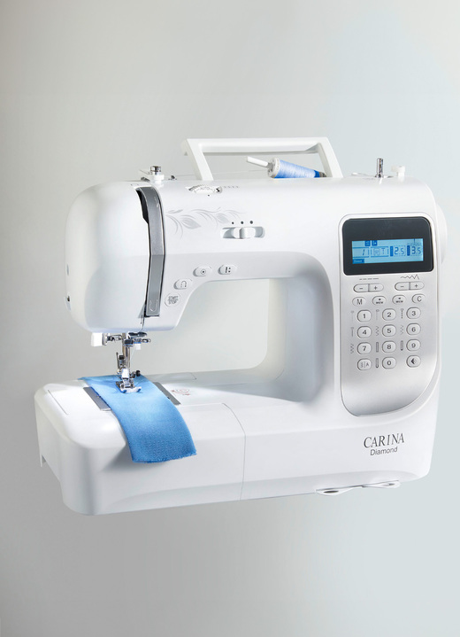 Nähmaschinen - Computer Freiarm-Nähmaschine, in Farbe WEISS
