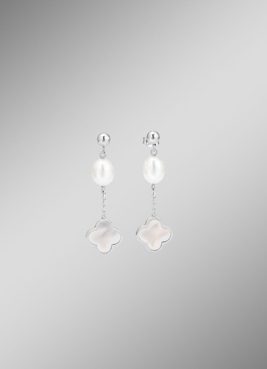 Ohrschmuck - Ohrstecker aus Silber, in Farbe  Ansicht 1