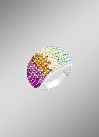 Damenring mit Swarovski-Elementes