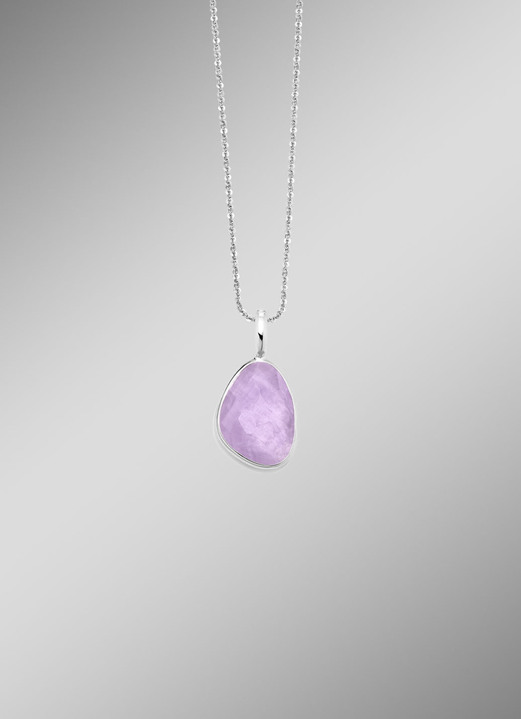 Anhänger - Schöner Anhänger mit echt facettiertem Amethyst, in Farbe  Ansicht 1