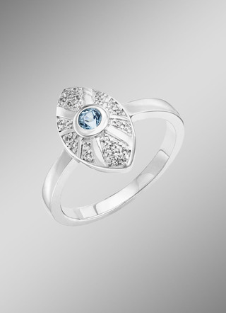 Zeitlose Eleganz – Exquisiter Damenring aus Silber