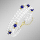 Armbänder - Armband mit Süßwasser-Zuchtperlen – Ansicht 1 Armbänder - Armband mit Süßwasser-Zuchtperlen, in Farbe  – Ansicht 1