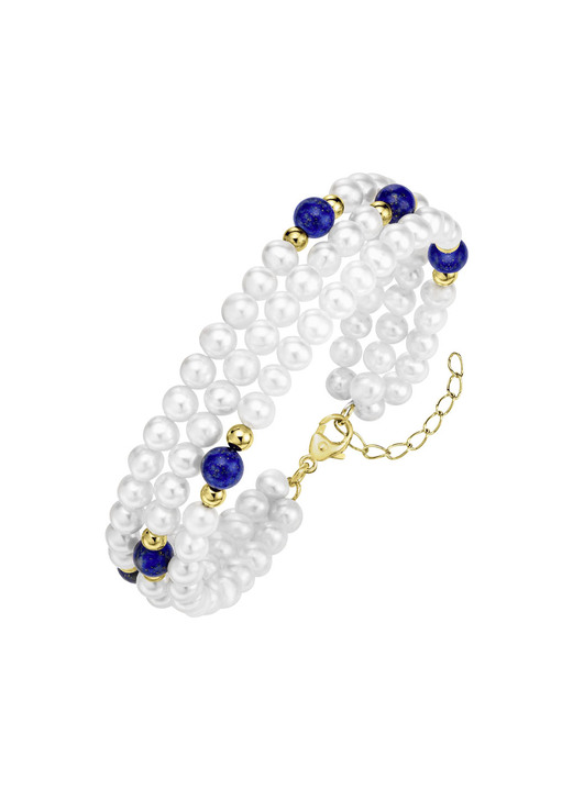 Armbänder - Armband mit Süßwasser-Zuchtperlen Ansicht 2 Armbänder - Armband mit Süßwasser-Zuchtperlen, in Farbe  Ansicht 2