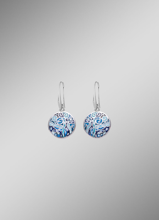 Ohrschmuck - Moderne Ohrringe mit Mosaikmuster, in Farbe  Ansicht 1
