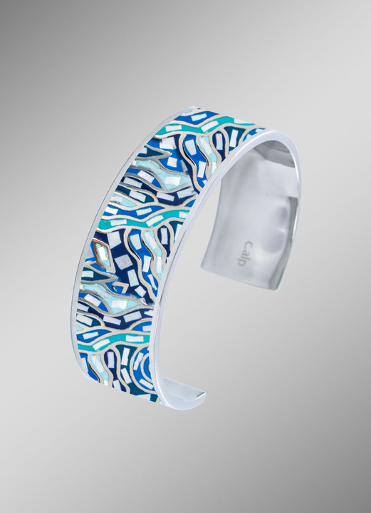Armbänder - Moderner Armreif mit Mosaikmuster, in Farbe  Ansicht 1