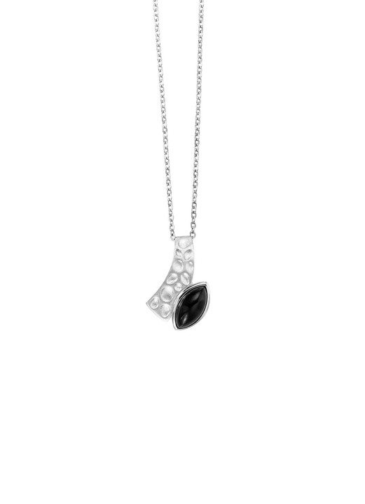 Anhänger - Anhänger mit echt schwarzem Achat für einen Hauch von Mystik und Stil!  Ansicht 2 Anhänger - Anhänger mit echt schwarzem Achat für einen Hauch von Mystik und Stil! , in Farbe  Ansicht 2