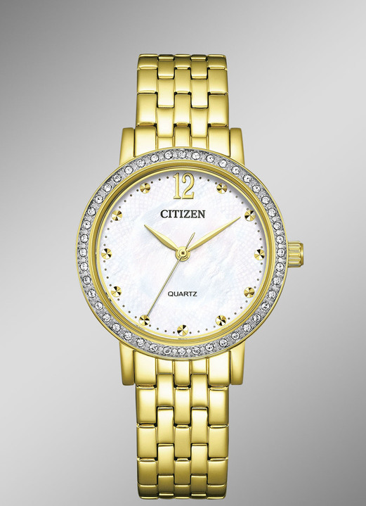 Stahlband / Metallband - Citizen-Quartz-Damenuhr EL3102-50D, in Farbe  Ansicht 1