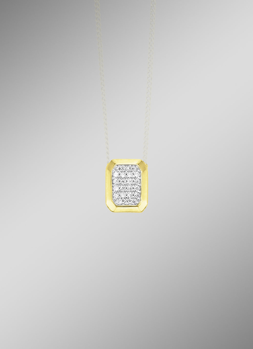 Anhänger - Anhänger mit Brillanten, in Farbe  Ansicht 1
