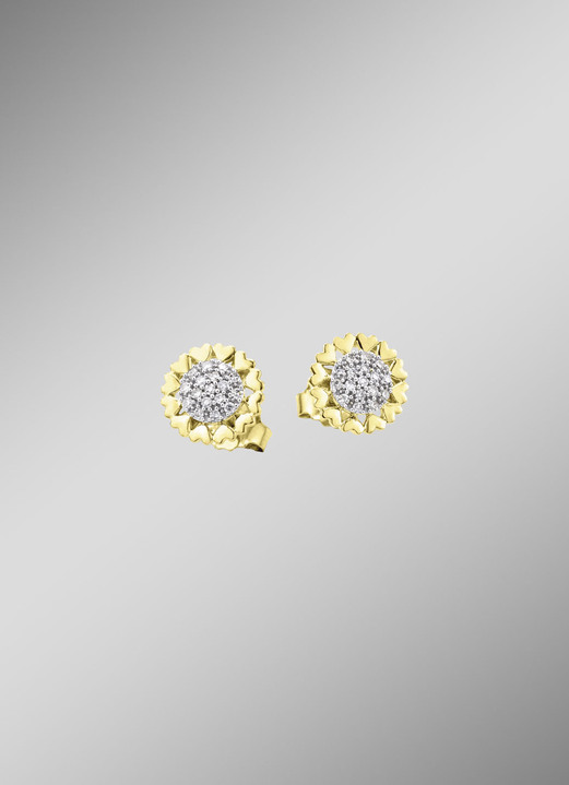 Ohrschmuck - Ohrstecker Gold 585/-, in Farbe  Ansicht 1