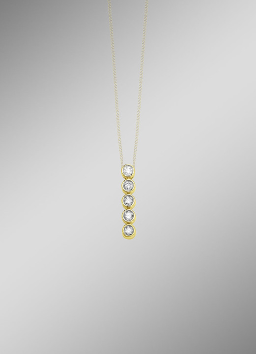 Anhänger - Edler Anhänger mit Brillanten, in Farbe  Ansicht 1