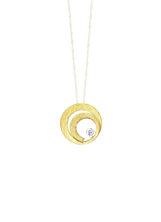 Anhänger - Edler Anhänger mit Brillant Ansicht 2 Anhänger - Edler Anhänger mit Brillant, in Farbe  Ansicht 2
