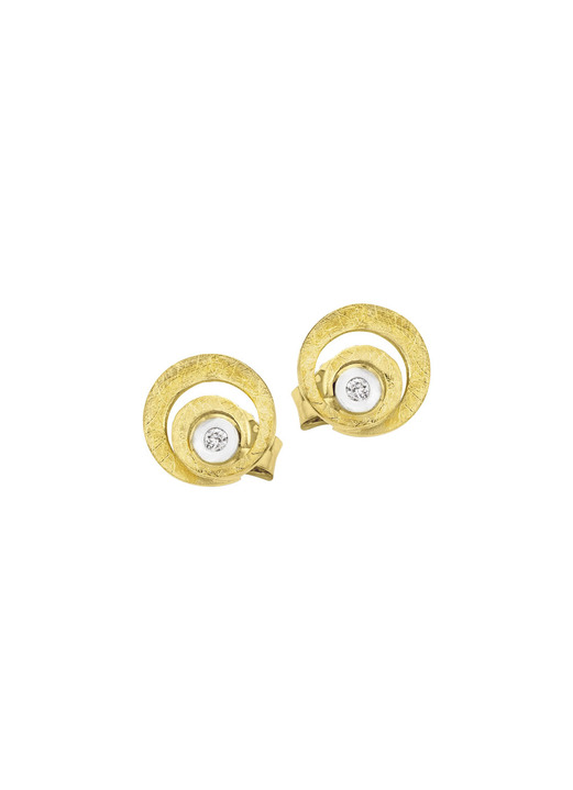 Ohrschmuck - Elegante Ohrstecker mit Brillant Ansicht 2 Ohrschmuck - Elegante Ohrstecker mit Brillant, in Farbe  Ansicht 2
