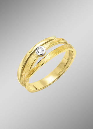 Eleganter Damenring mit Brillant