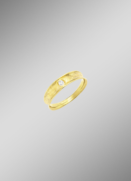Ringe - Damenring mit Diamant, in Größe 160 bis 220, in Farbe  Ansicht 1