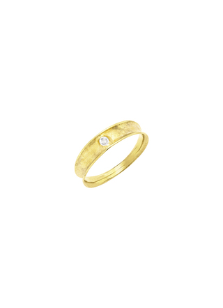 Damenring mit Diamant